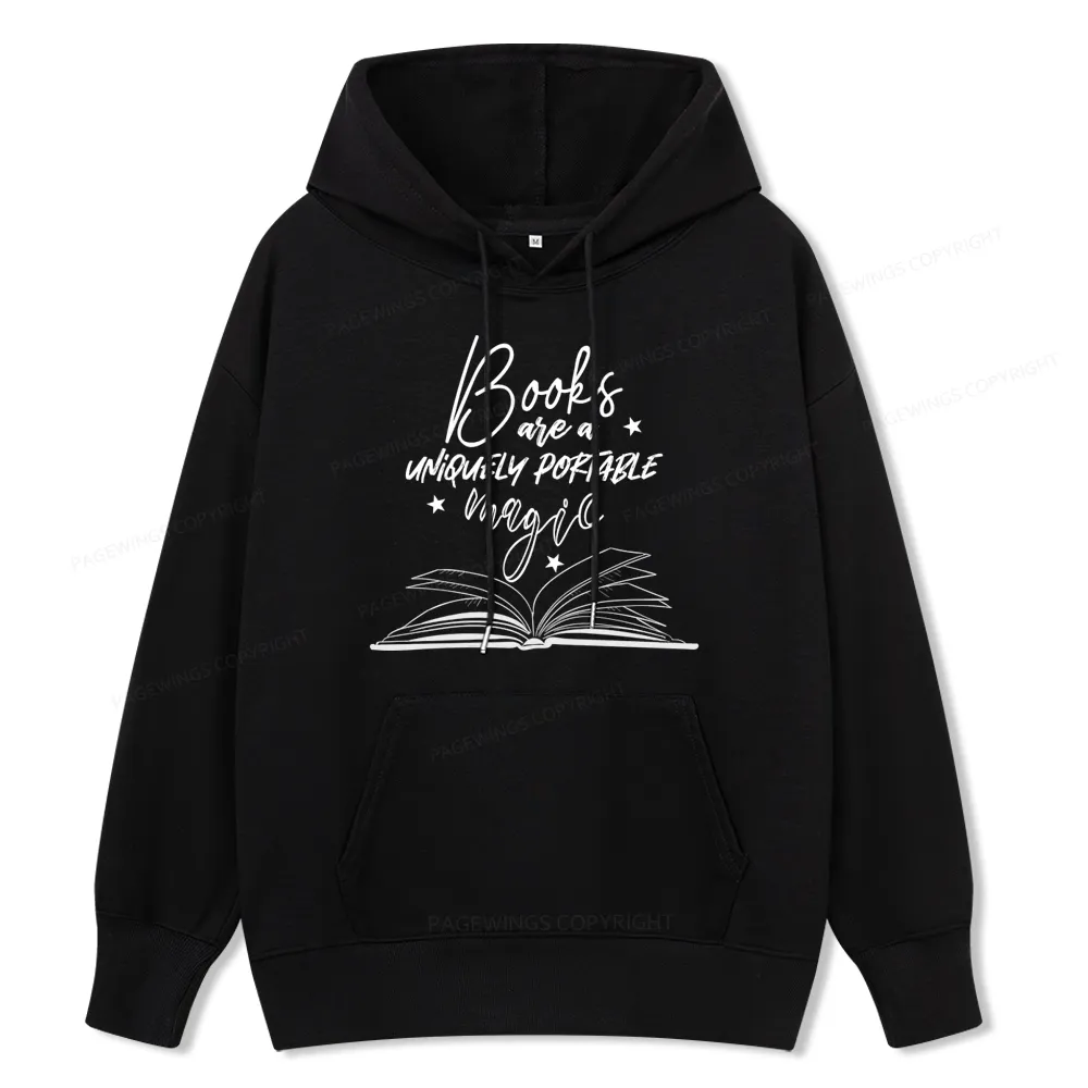 Pagewings Books Are A Uniquely Portable Magic Unisex Classic Hoodie
