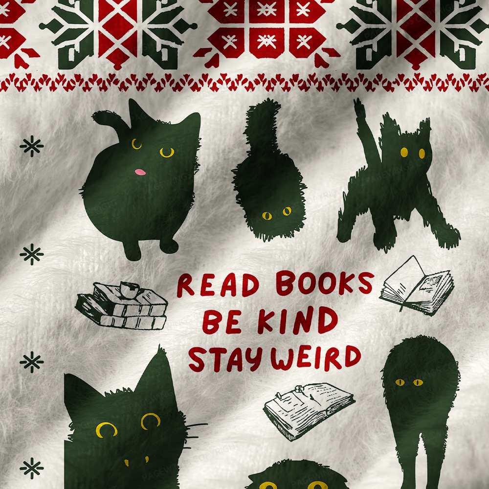 Pagewings Read Books Women's V-Neck Ugly Knit Vest