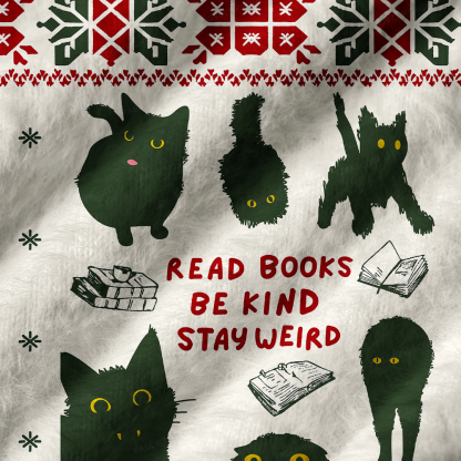 Pagewings Read Books Women's V-Neck Ugly Knit Vest