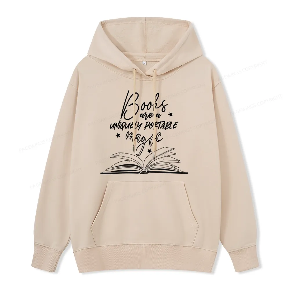Pagewings Books Are A Uniquely Portable Magic Unisex Classic Hoodie