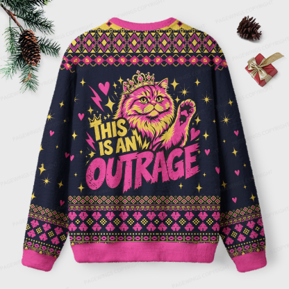 Pagewings Sci Fi Book Lover Unisex Ugly Light Knit Sweatshirt
