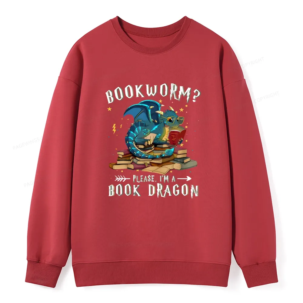 Pagewings Dragon Book Unisex Classic Sweatshirt