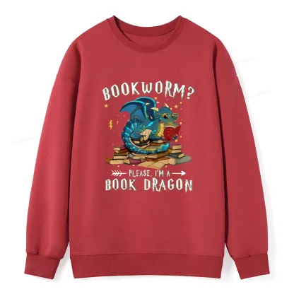 Pagewings Dragon Book Unisex Classic Sweatshirt