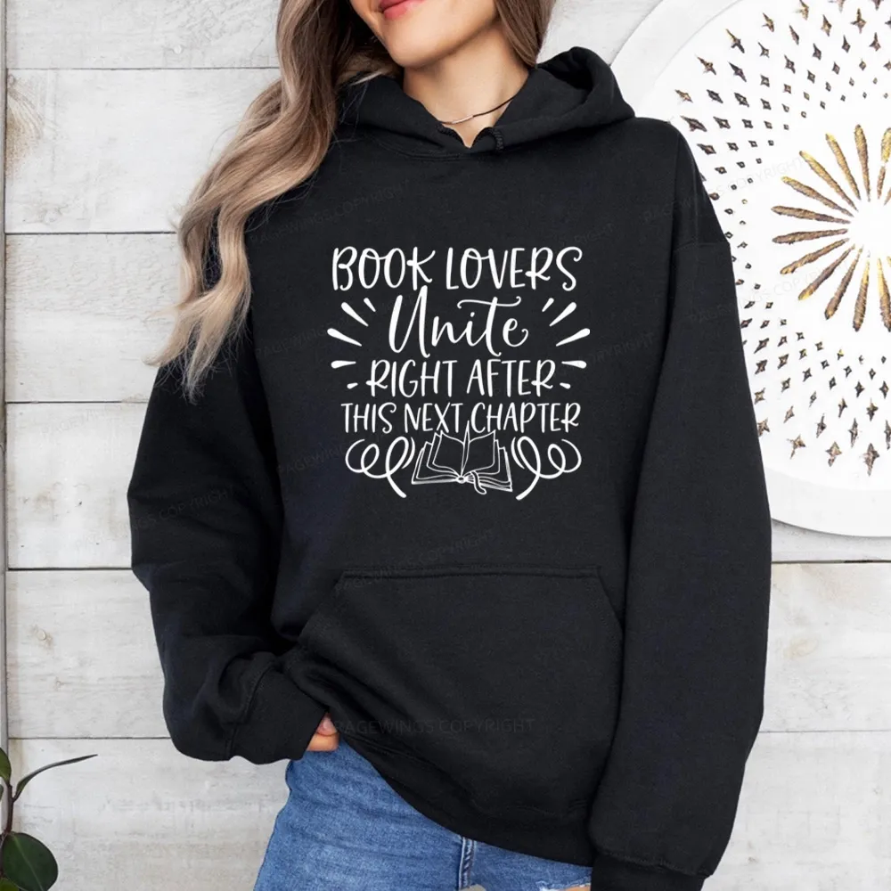 Pagewings Book Lovers Unite Unisex Classic Hoodie