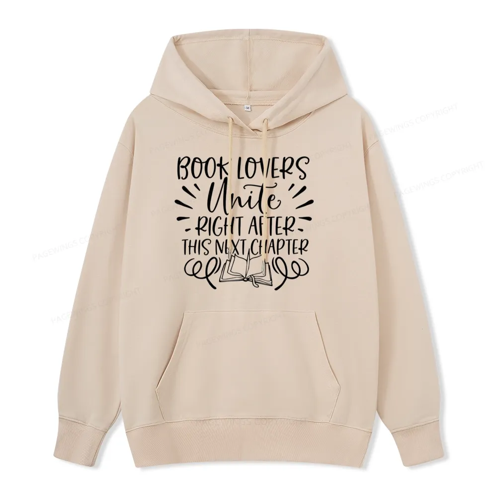 Pagewings Book Lovers Unite Unisex Classic Hoodie