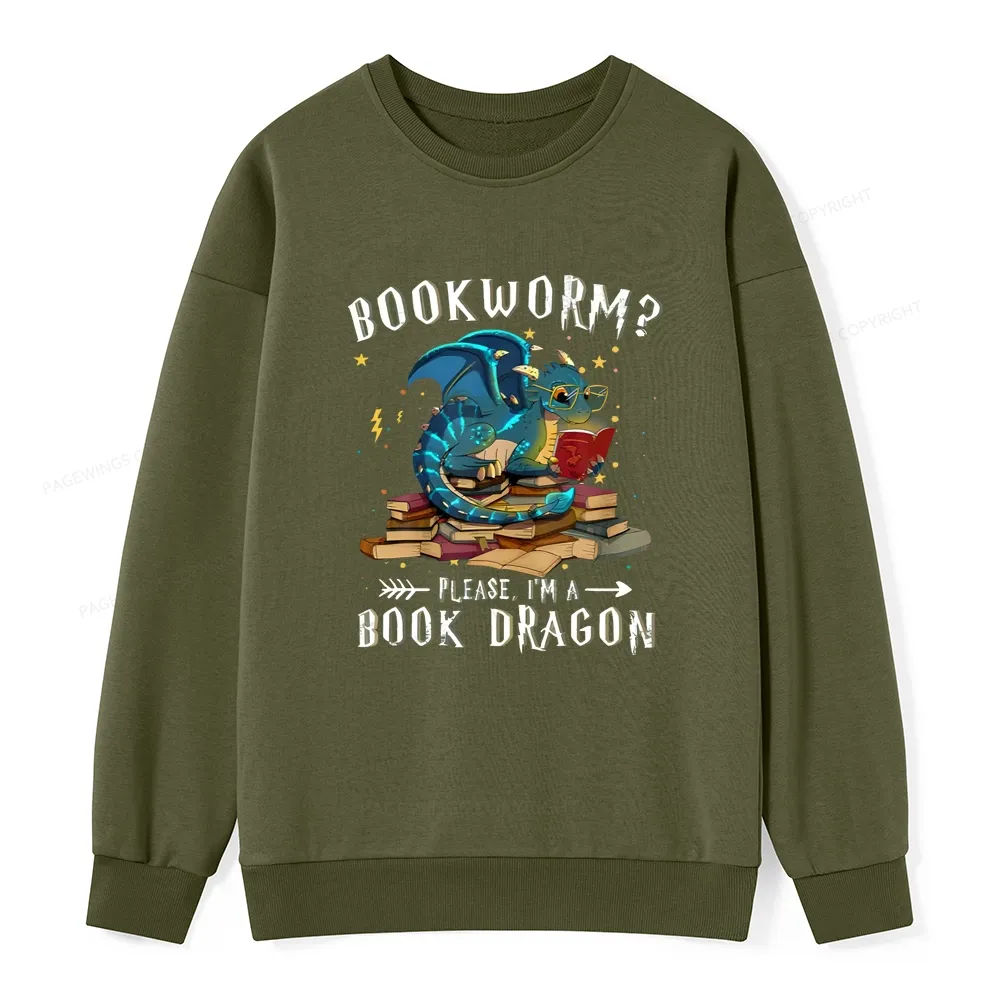 Pagewings Dragon Book Unisex Classic Sweatshirt