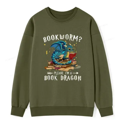 Pagewings Dragon Book Unisex Classic Sweatshirt