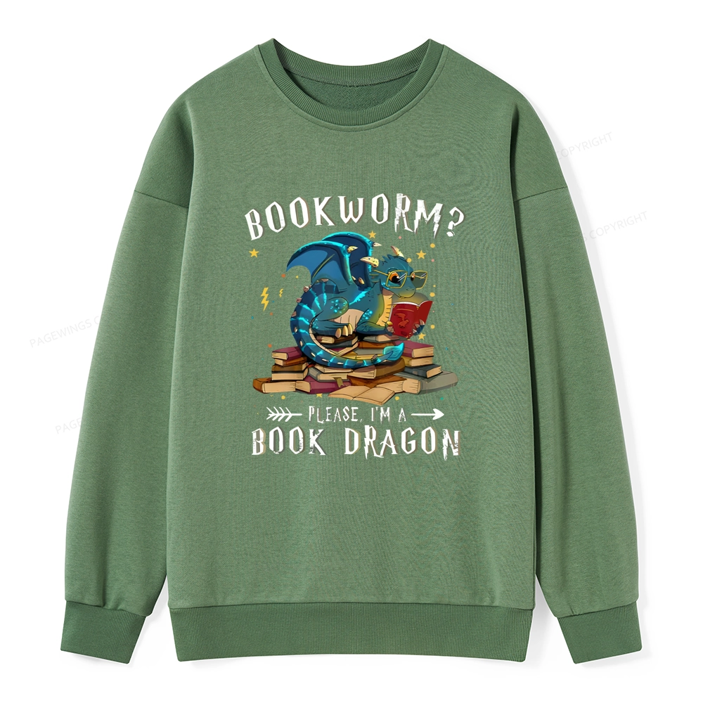 Pagewings Dragon Book Unisex Classic Sweatshirt