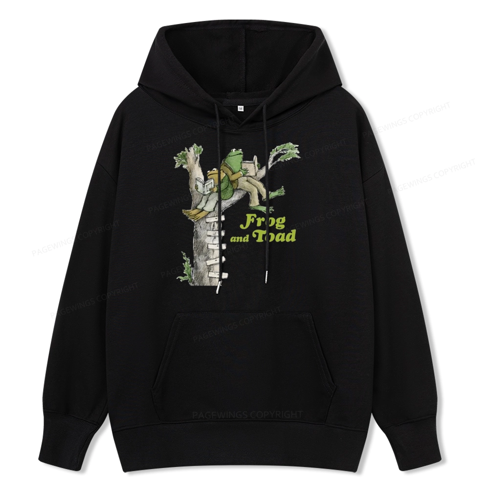 Pagewings Frog and Toad Old Book Unisex Classic Hoodie