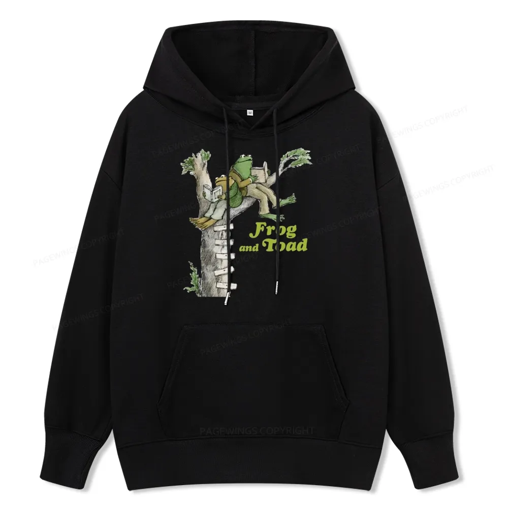 Pagewings Frog and Toad Old Book Unisex Classic Hoodie
