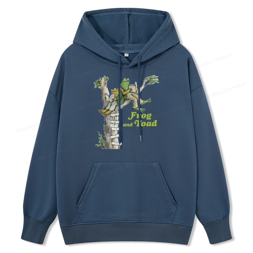 Pagewings Frog and Toad Old Book Unisex Classic Hoodie
