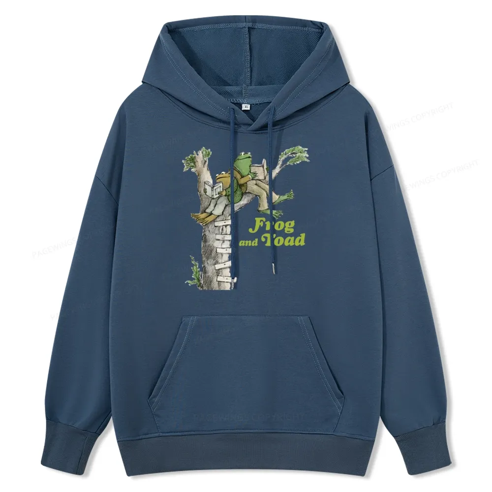 Pagewings Frog and Toad Old Book Unisex Classic Hoodie