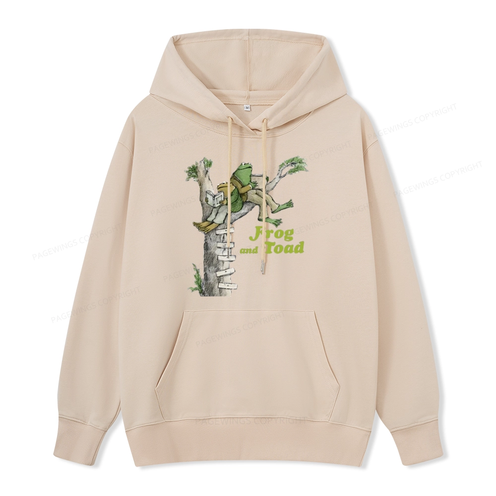 Pagewings Frog and Toad Old Book Unisex Classic Hoodie