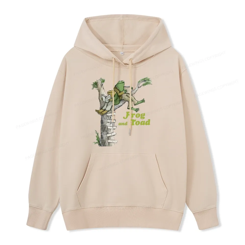 Pagewings Frog and Toad Old Book Unisex Classic Hoodie