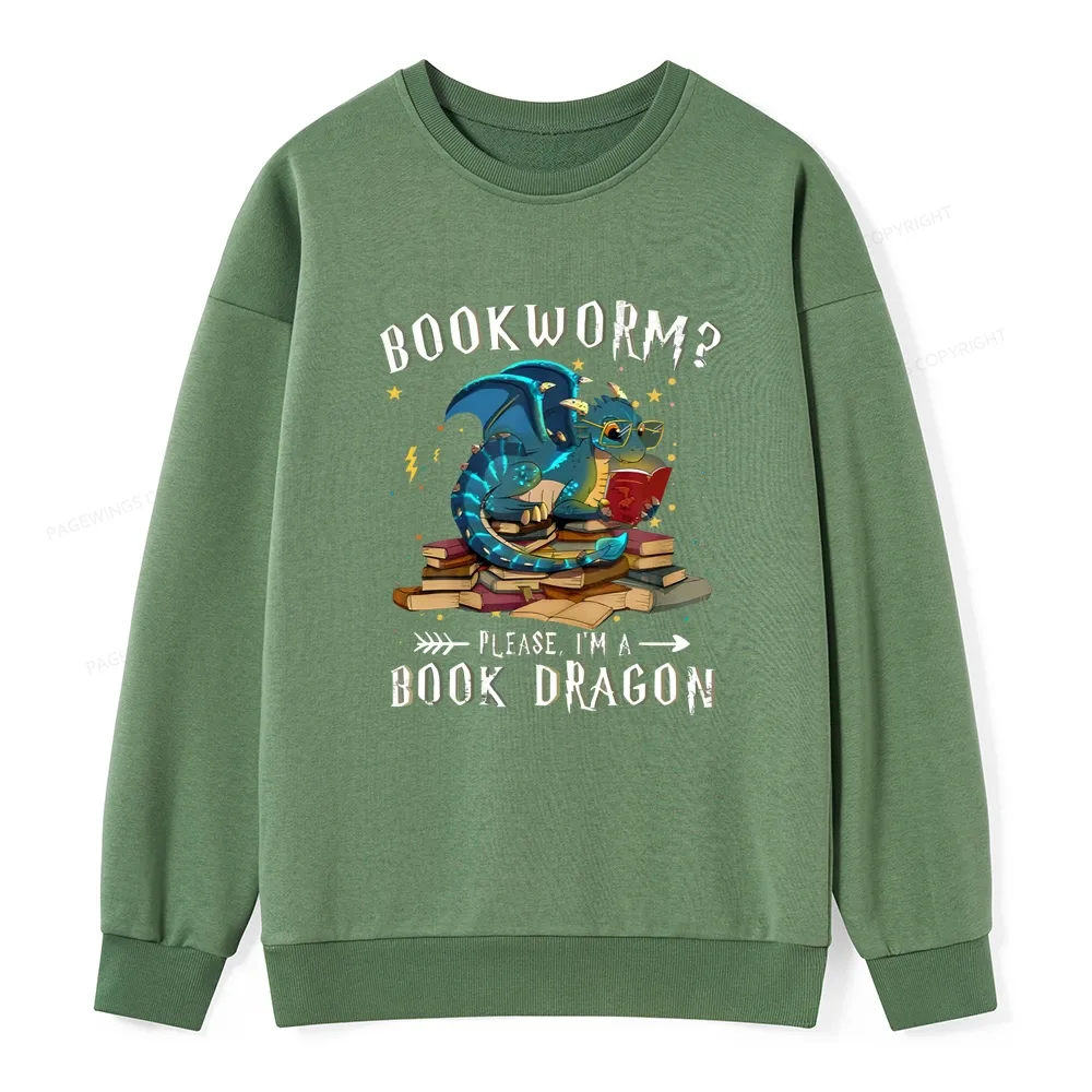 Pagewings Dragon Book Unisex Classic Sweatshirt