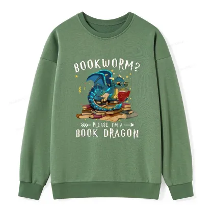 Pagewings Dragon Book Unisex Classic Sweatshirt