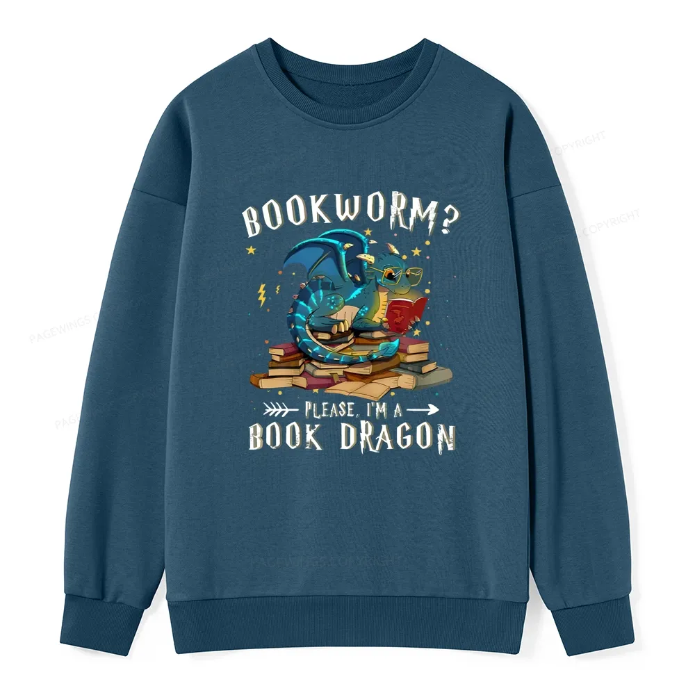 Pagewings Dragon Book Unisex Classic Sweatshirt