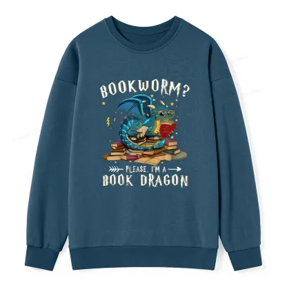 Pagewings Dragon Book Unisex Classic Sweatshirt