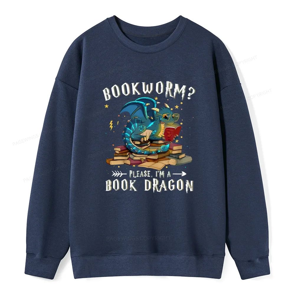Pagewings Dragon Book Unisex Classic Sweatshirt