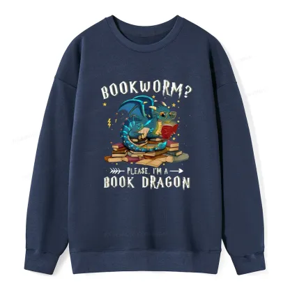 Pagewings Dragon Book Unisex Classic Sweatshirt