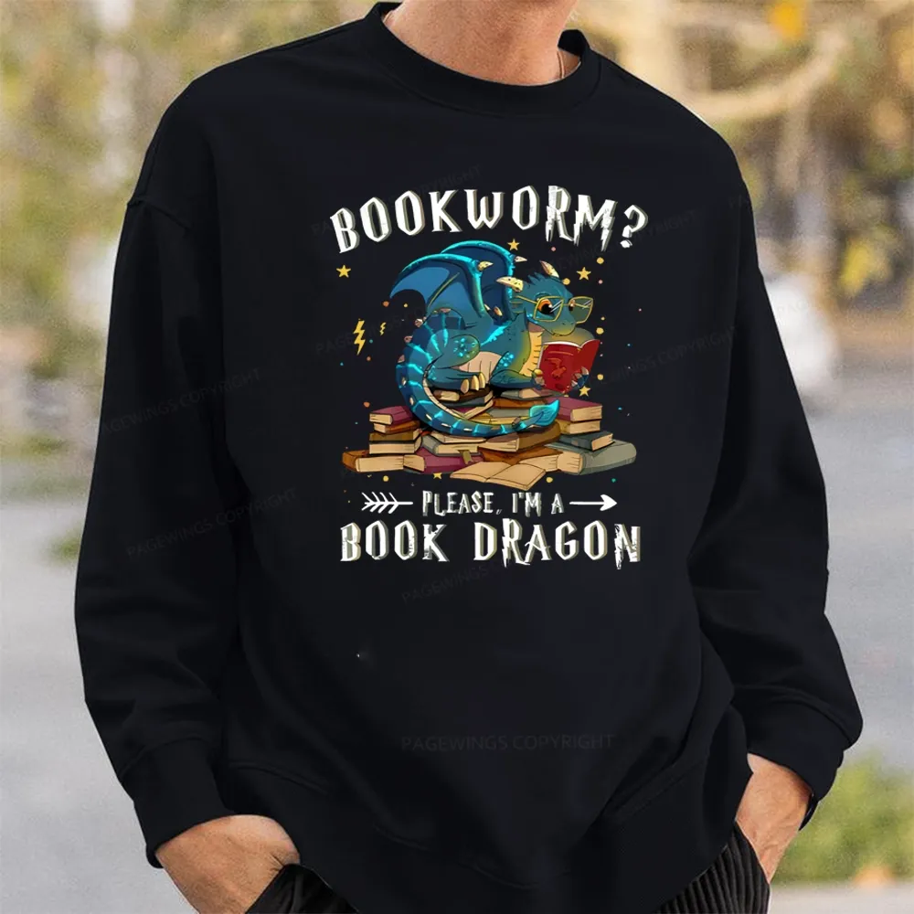 Pagewings Dragon Book Unisex Classic Sweatshirt