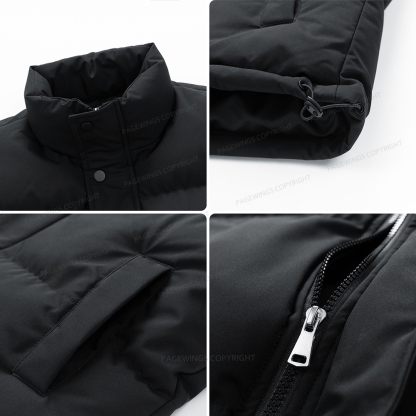 A-棉服马甲模版Pagewings 文案  Unisex Sleeveless Jacket