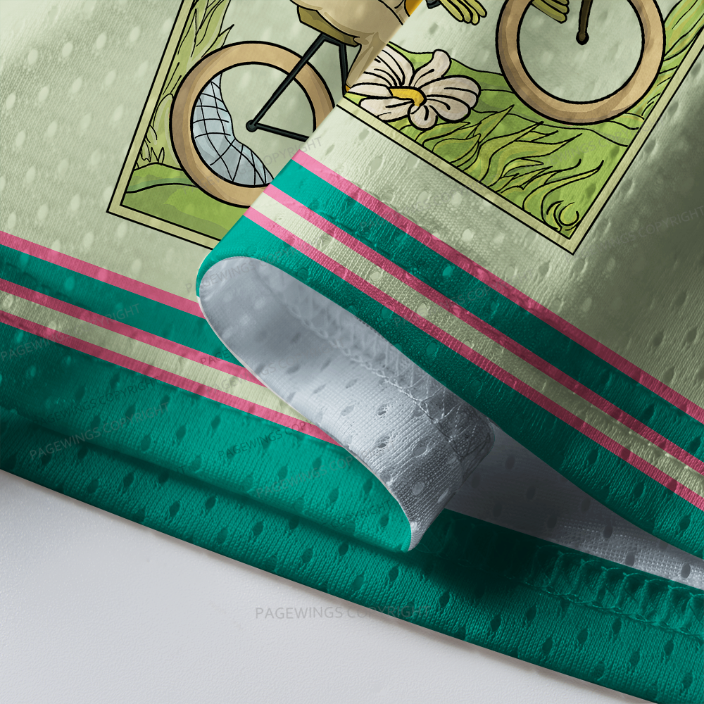 Pagewings Frog Reading Unisex Mesh Jersey