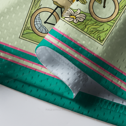 Pagewings Frog Reading Unisex Mesh Jersey