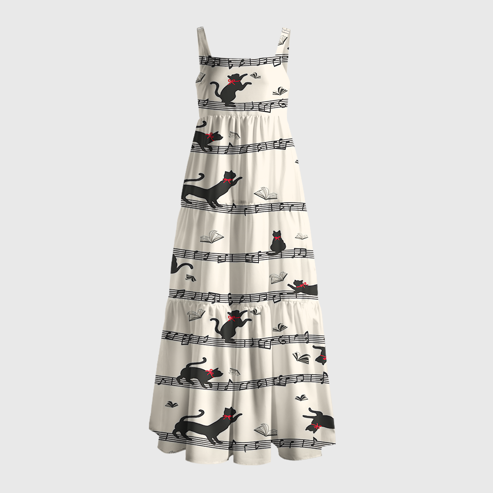 Pagewings Cats Read Books Maxi Dress