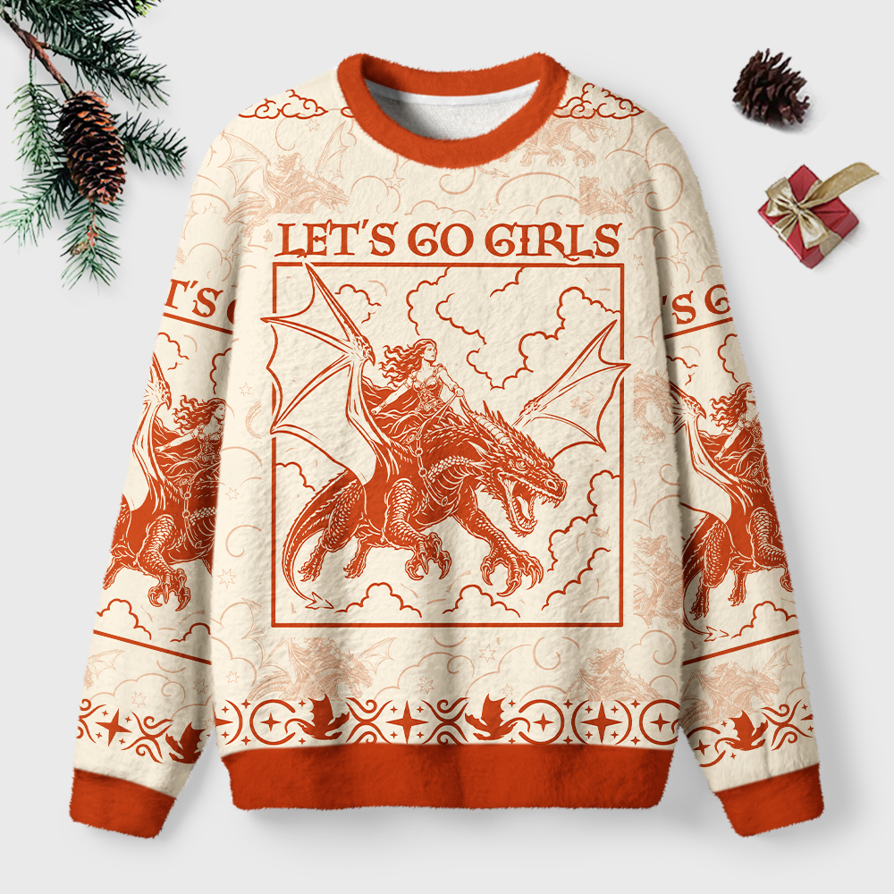 Pagewings Let's Go Girls Unisex Ugly Light Knit Sweatshirt