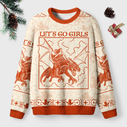 Pagewings Let's Go Girls Unisex Ugly Light Knit Sweatshirt