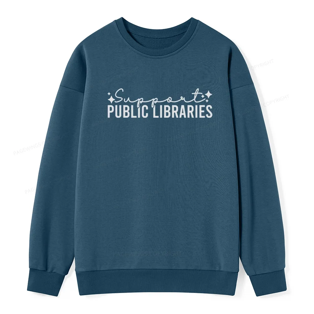 Pagewings Public Libraries Unisex Classic Sweatshirt