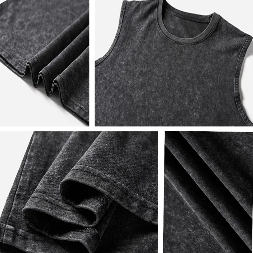 A-水洗背心上架模板Pagewings 文案 Unisex Washed Tank Top