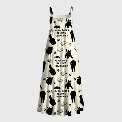 Pagewings Read Books Be Kind Stay Weird Maxi Dress