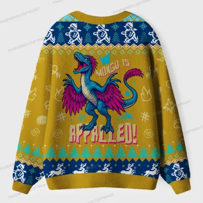 Pagewings Affiliated Reading Dragon Unisex Ugly Cardigan Sweaters