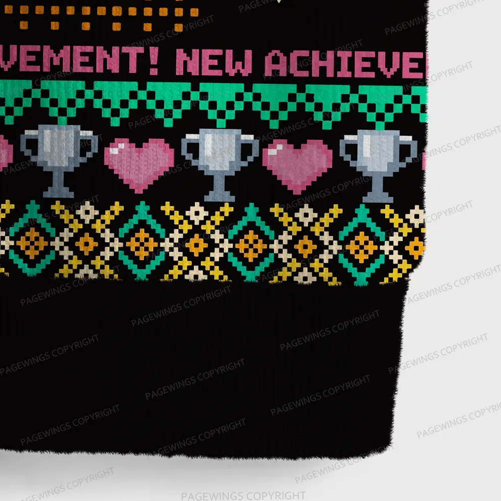 Pagewings New Achievement Unisex V-Neck Ugly Knit Vest
