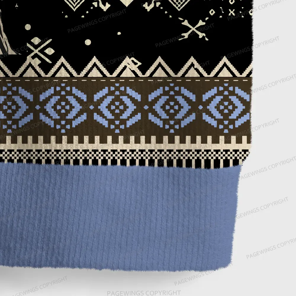 Pagewings The Rise And Fall Of Sanctuary Moon Unisex V-Neck Ugly Knit Vest