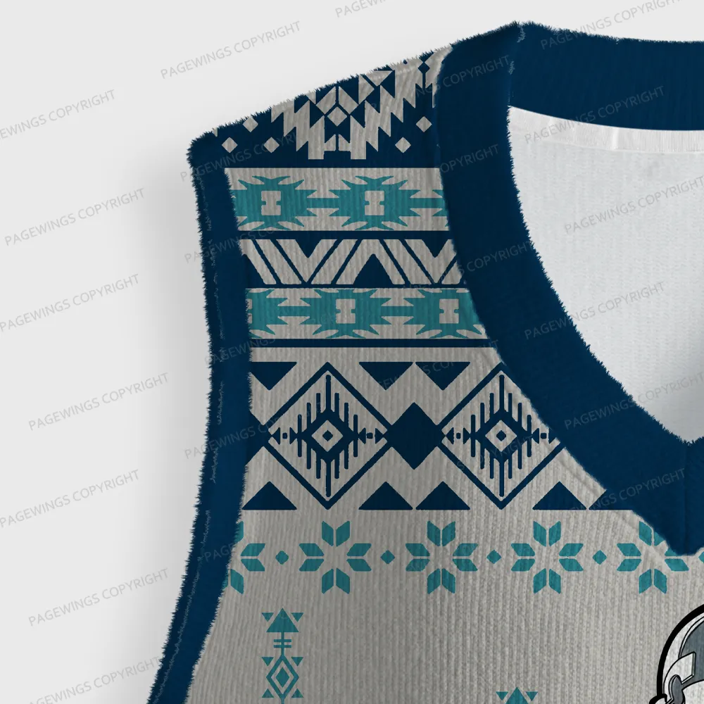 Pagewings Become Ungovernable Unisex V-Neck Ugly Knit Vest