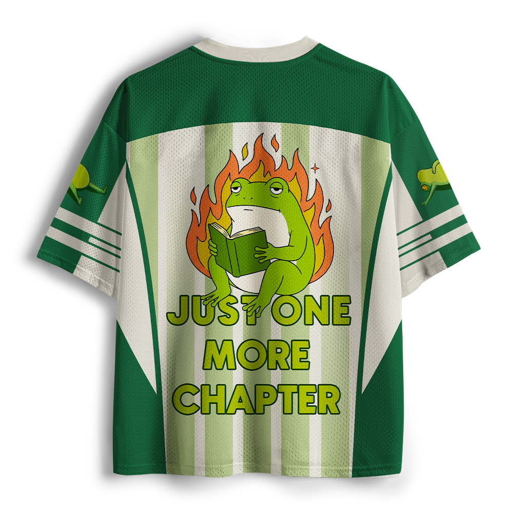 Pagewings Just One More Chapter Unisex Mesh Jersey