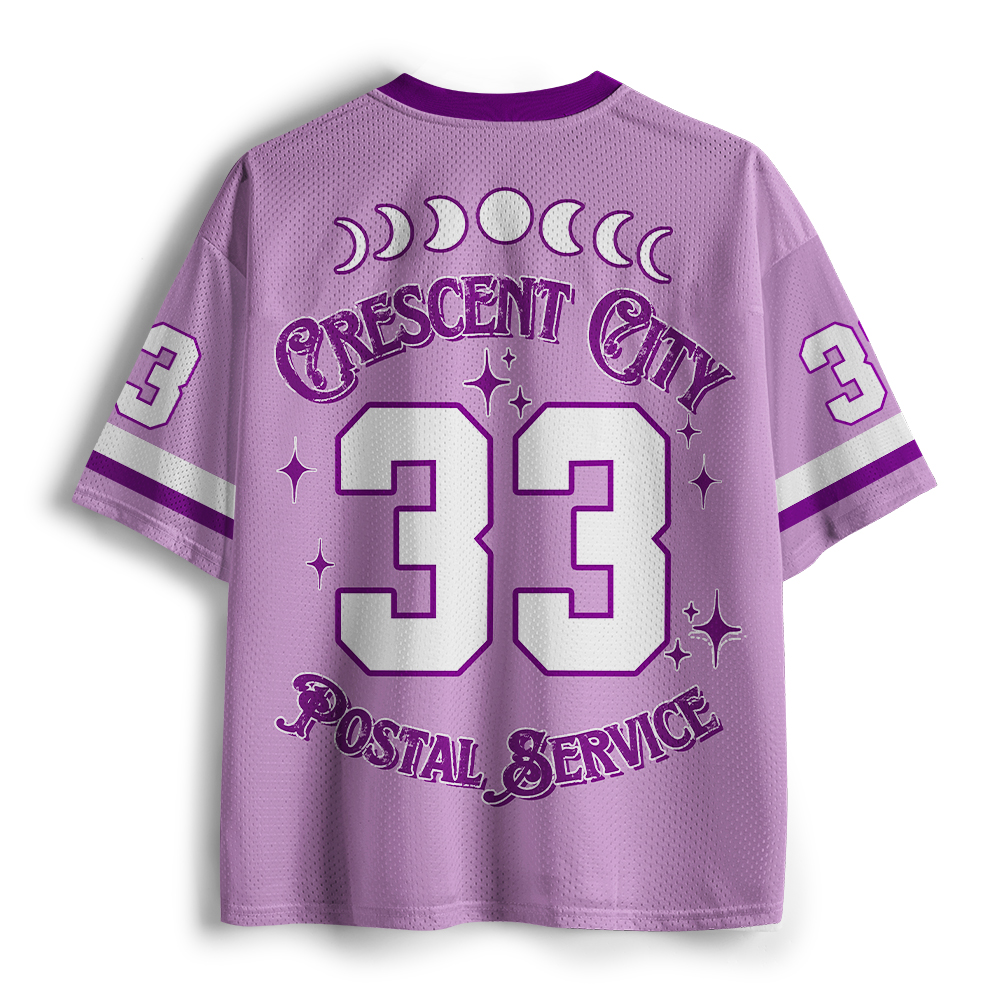 Pagewings Crescent City Postal Service Unisex Mesh Jersey