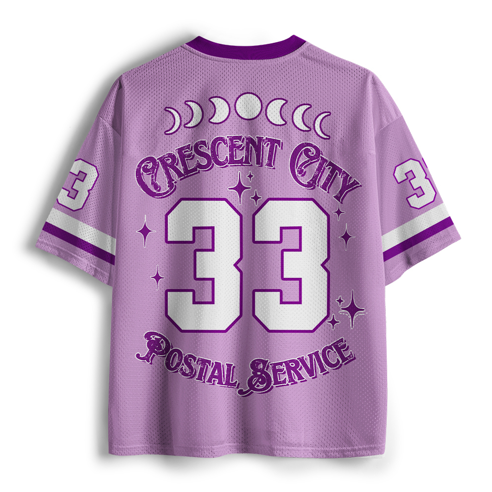 Pagewings Crescent City Postal Service Unisex Mesh Jersey