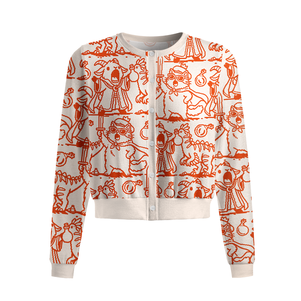 Pagewings Sci Fi Book Lover Crew Neck Cardigan Sweaters