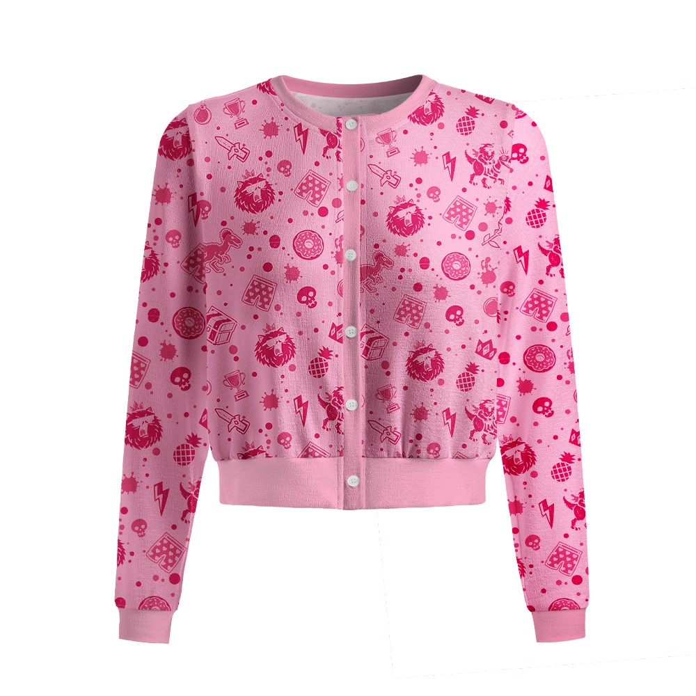 Pagewings Sci Fi Book Lover Crew Neck Cardigan Sweaters