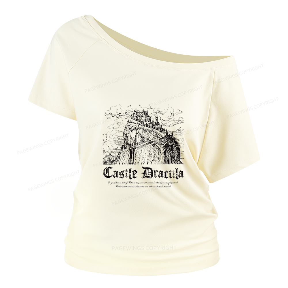 Pagewings Dark Romance Bookish Women Off Shoulder T-shirts