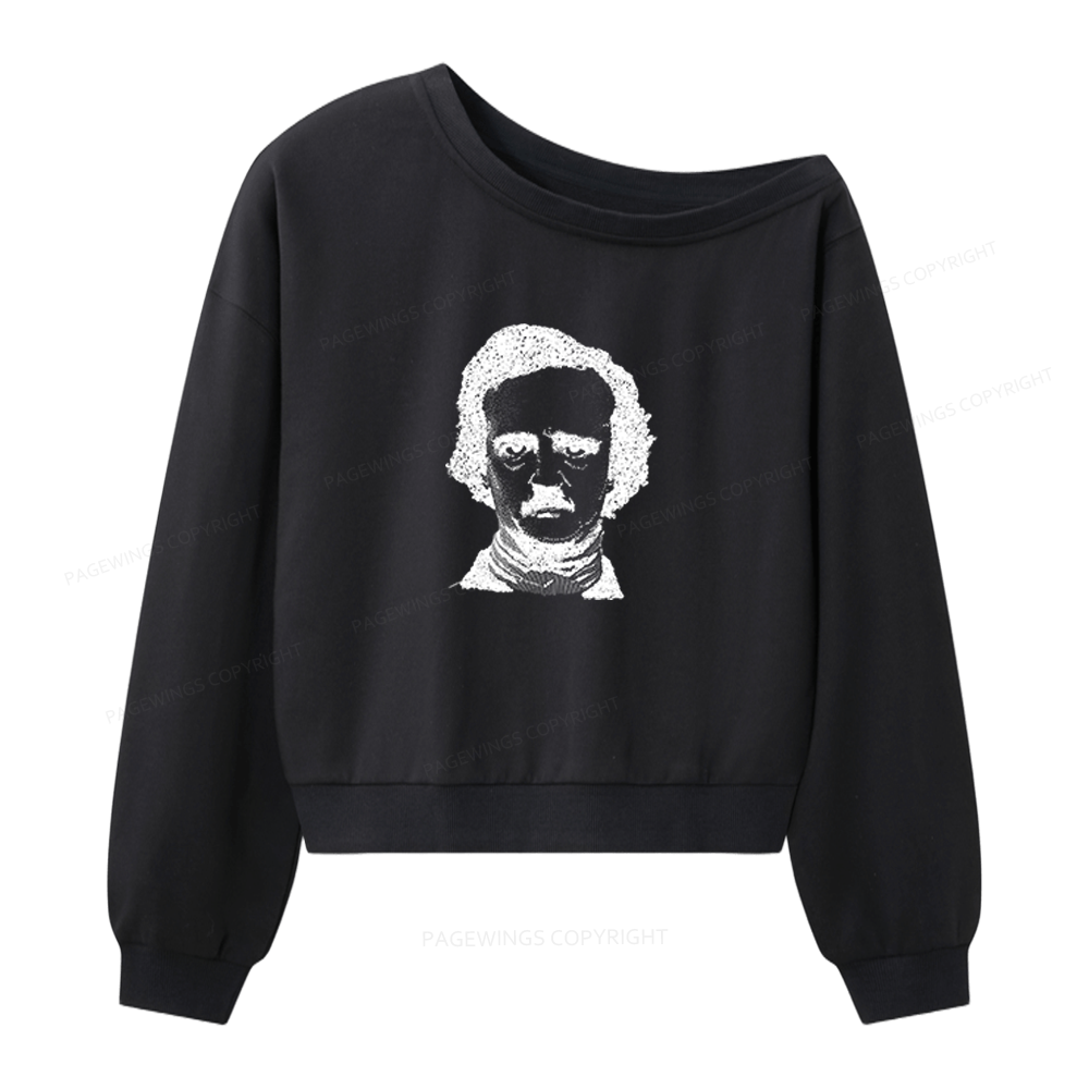 Pagewings Literature Lover Women Off Shoulder Sweatshirt