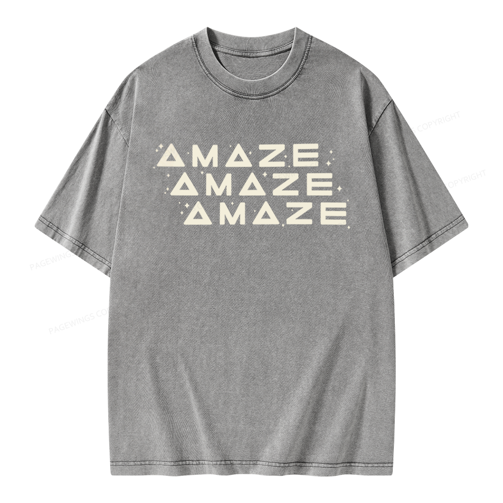 Pagewings Sci-Fi Unisex Washed T-shirt