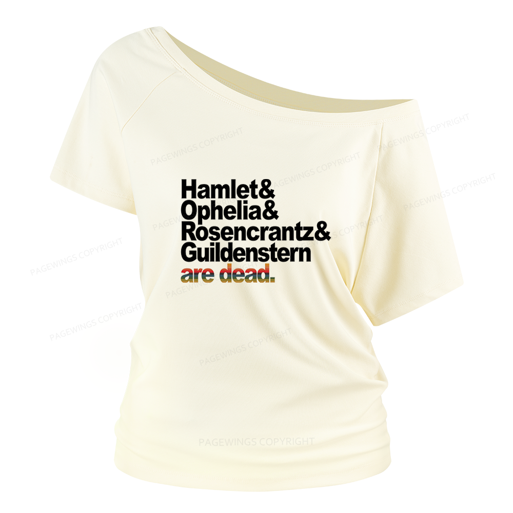 Pagewings Drama lovers Women Off Shoulder T-shirts
