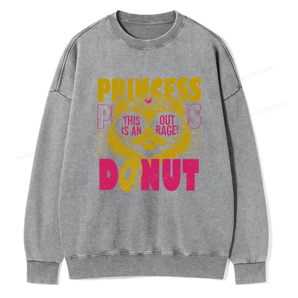 Pagewings This Is An Outrage Unisex Washed Sweatshirt