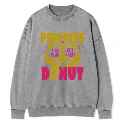 Pagewings This Is An Outrage Unisex Washed Sweatshirt