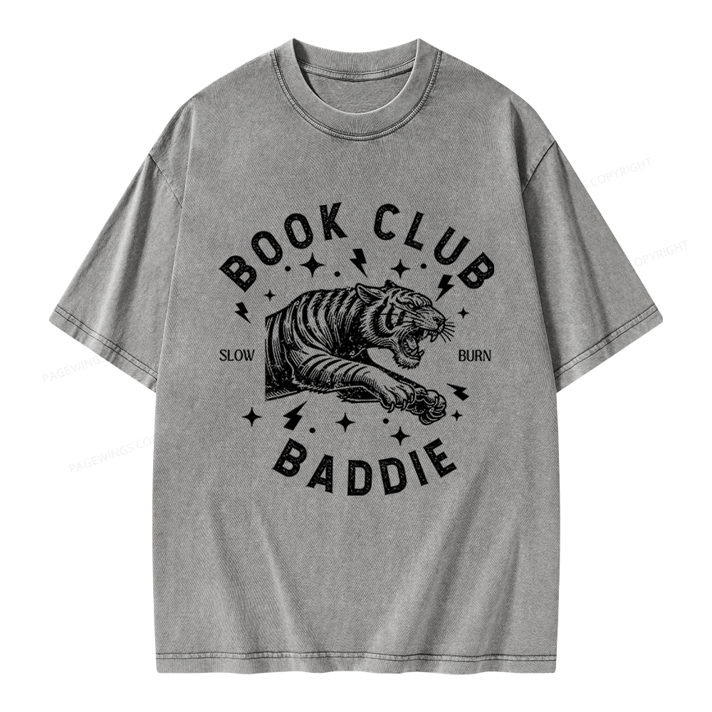 Pagewings Book Club Unisex Washed T-shirt